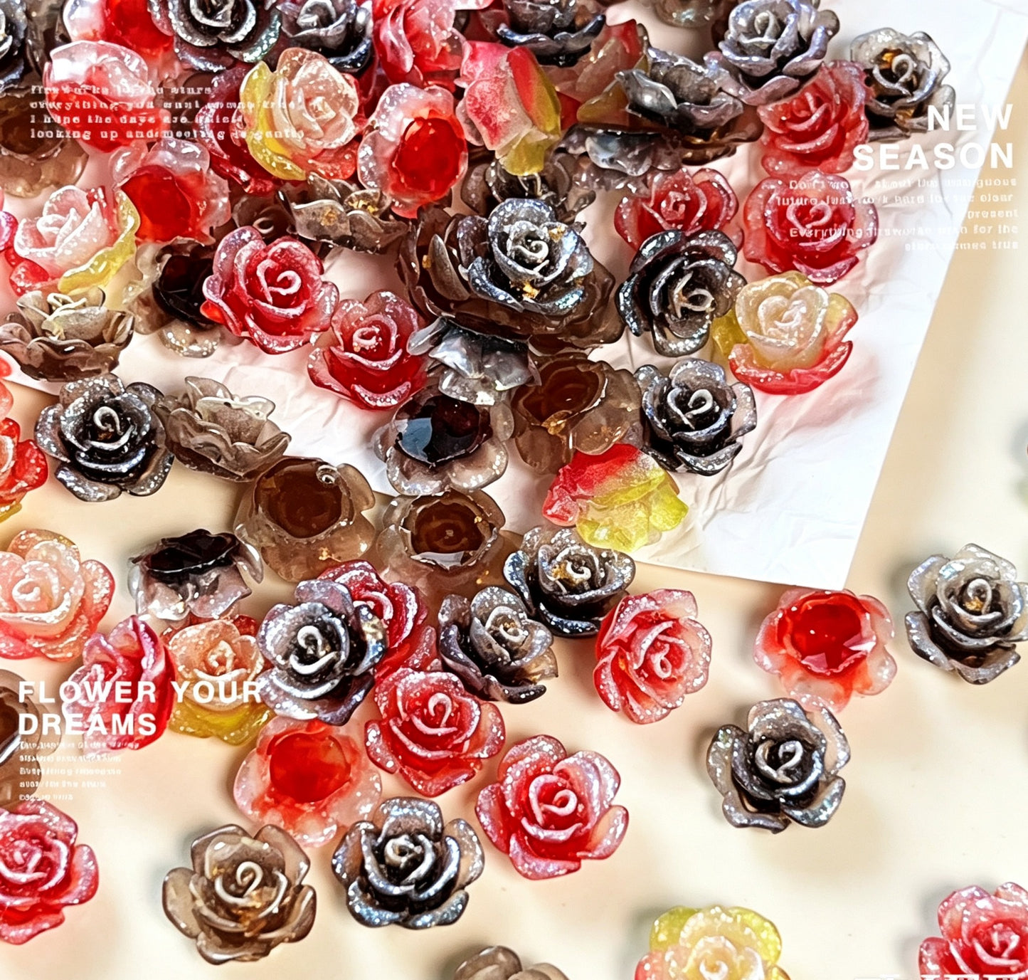 Glittery Roses