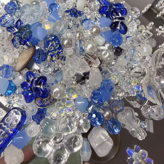 B11_ Ocean Ice Floral Beads Mix