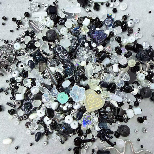B18_Obsidian Bloom Beads Mix