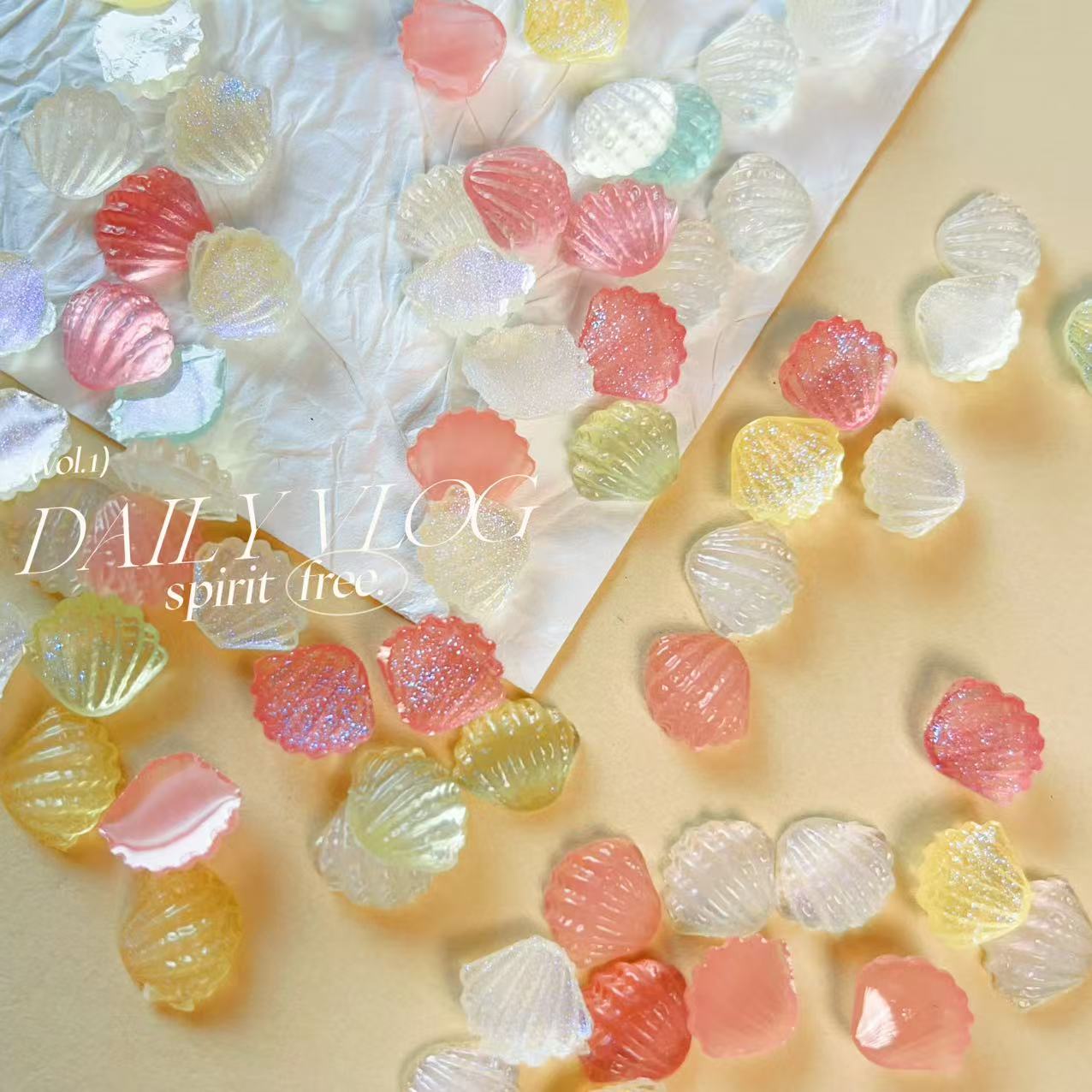 Mix Glittery Shell