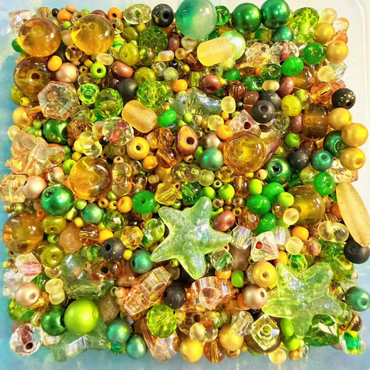 AA14_ Fresh Mint Seed Bead Mix